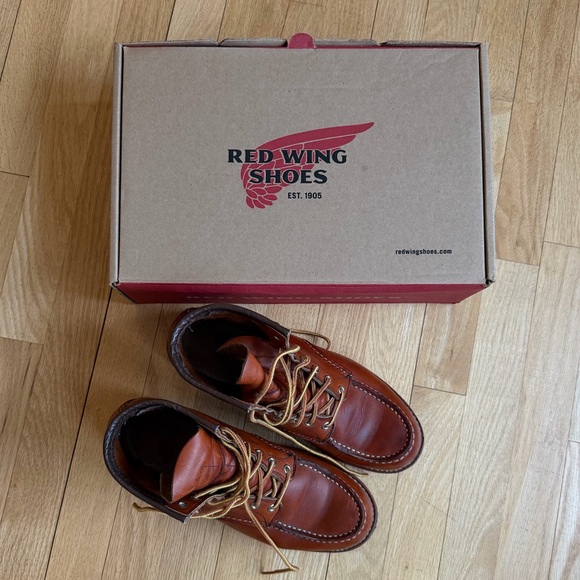 Red Wing Men's Oro Legacy Leather Classic Moc Toe Boots - Picture 7 of 8